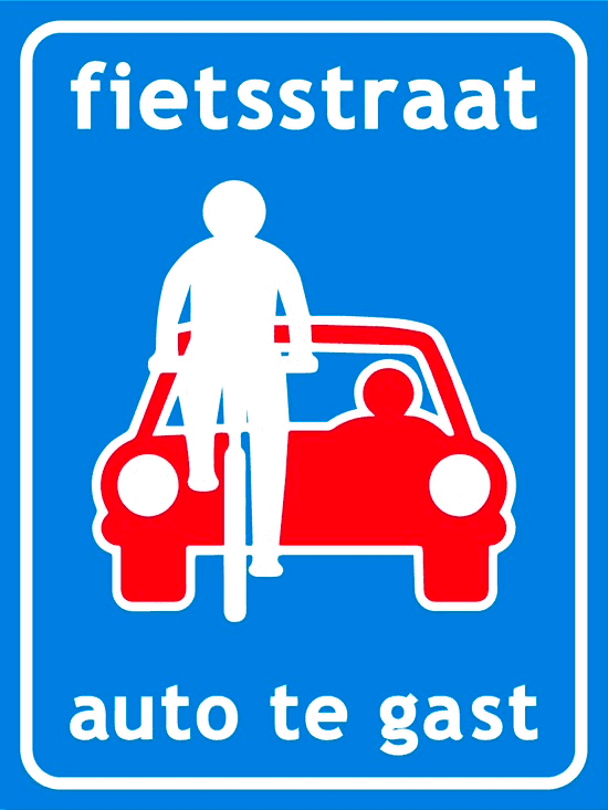 Bicycle street sign (L51b)